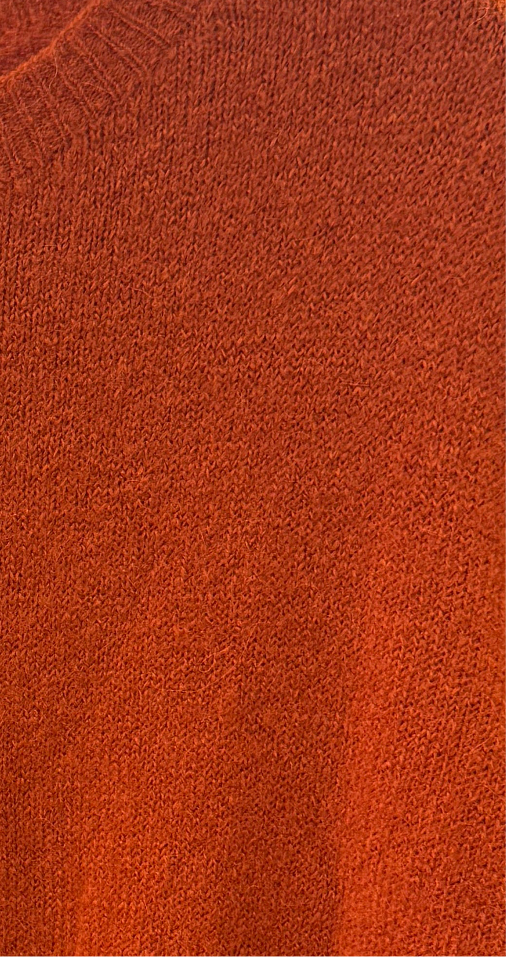 The Aurora Alpaca Blend Rust Sweater
