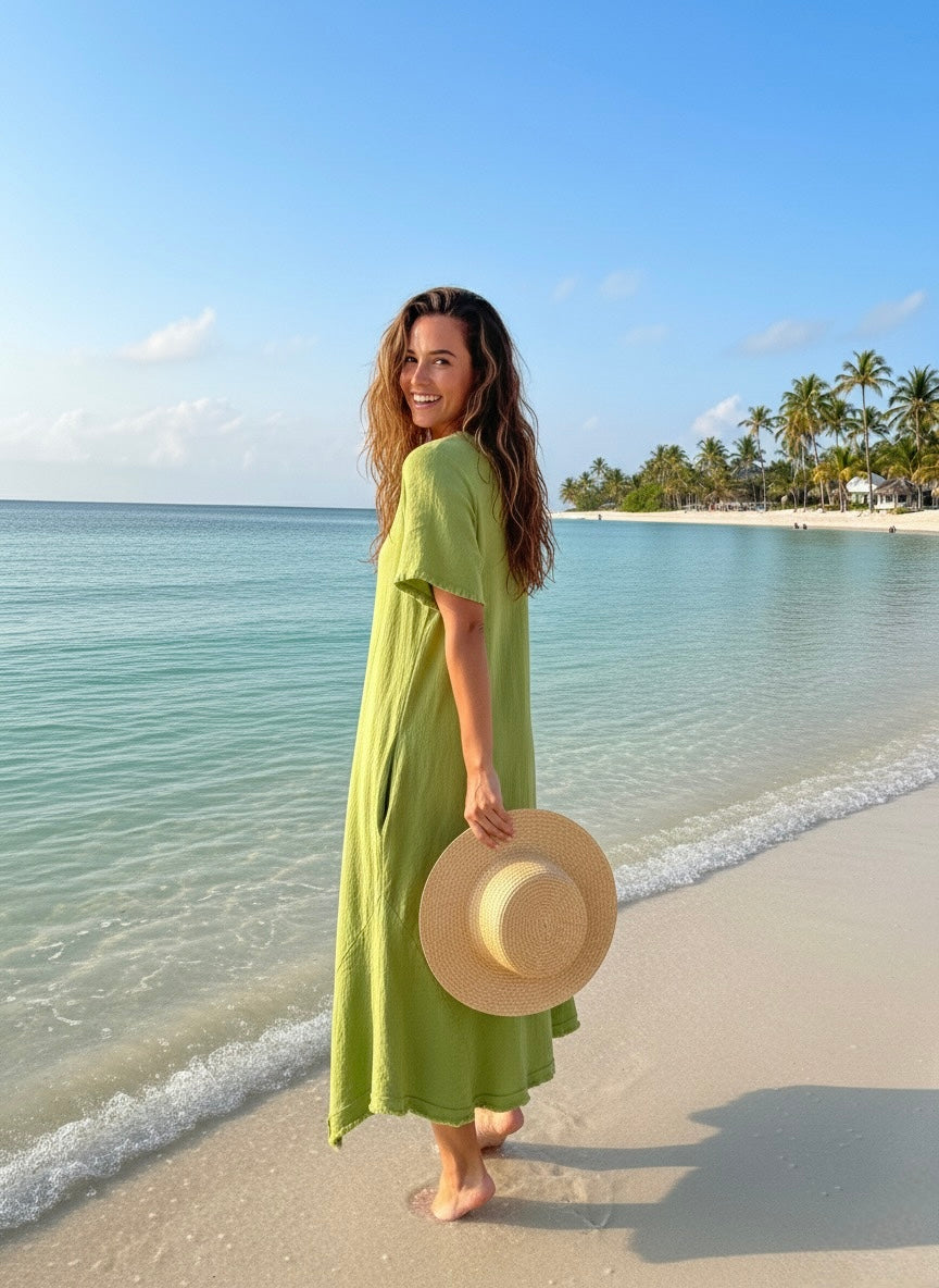 The Seaside Escape Linen Dress