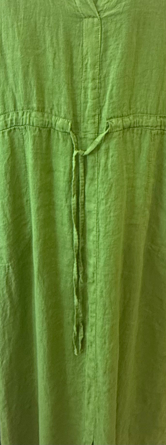 The Riviera Drawstring Linen Dress