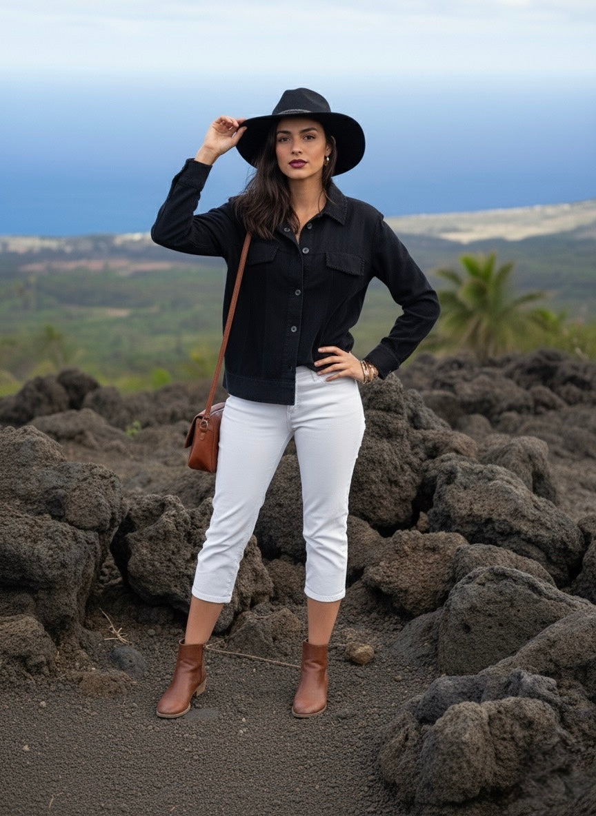 The Jet Black Utility Shirt