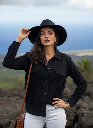 The Jet Black Utility Shirt