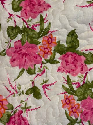 Rose Garden Handmade Patchwork Quilt- Queen