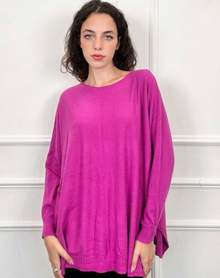 Ollie Oversized Sweater with Round Neck
