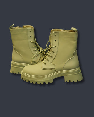 Amy rubber Boot with Lace up