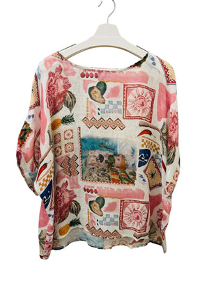 Positano Spirit Linen Top