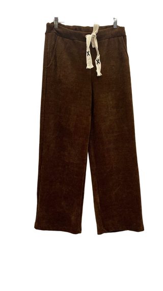 Celia Soft Lounge wide leg Pant with draw string- made in Italy