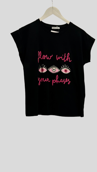 Flow with your phases Cotton T-Shirts