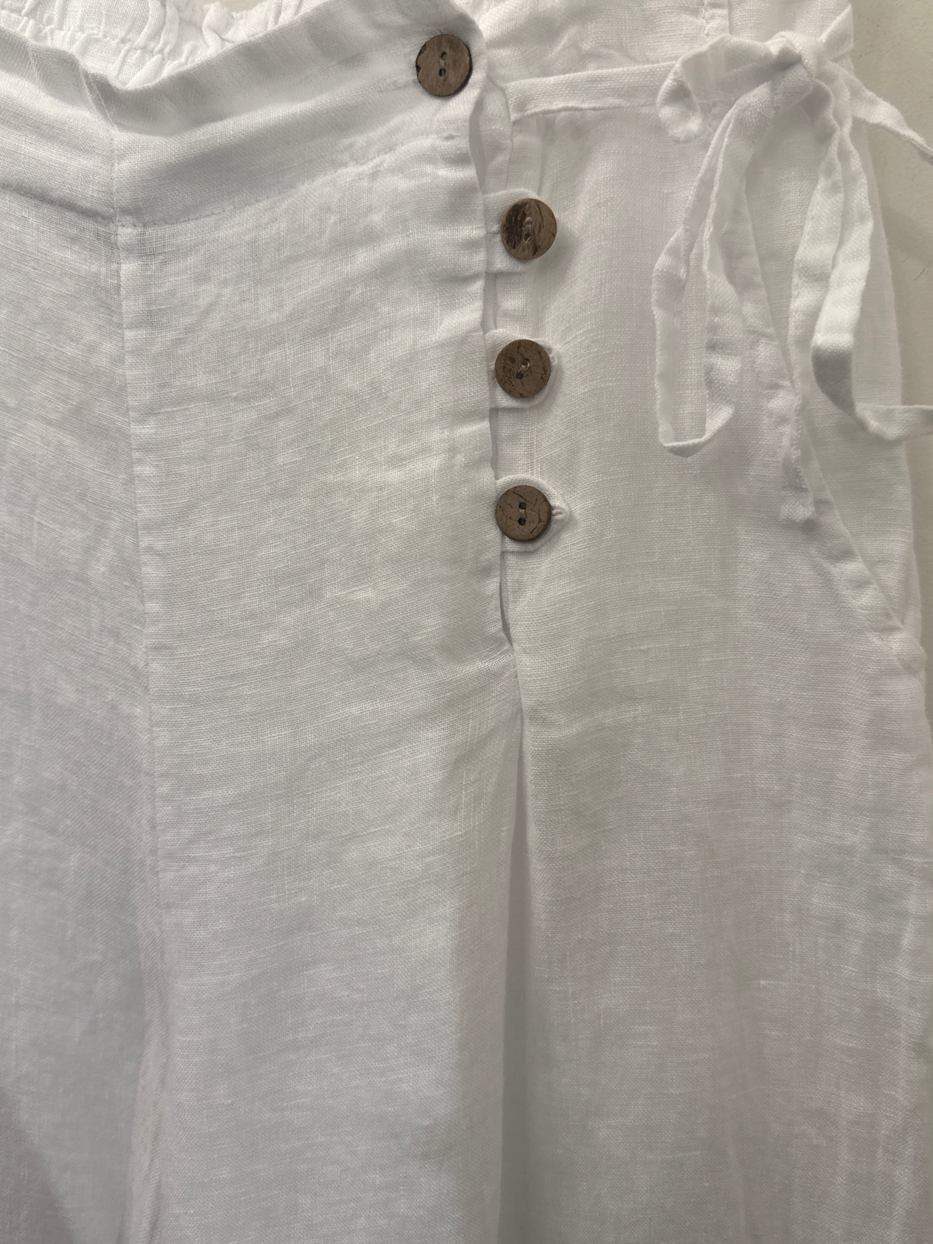 The Solano Wide-Leg LinenTrouser