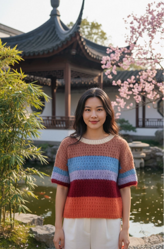 The Cloudscape Sweater- Orange