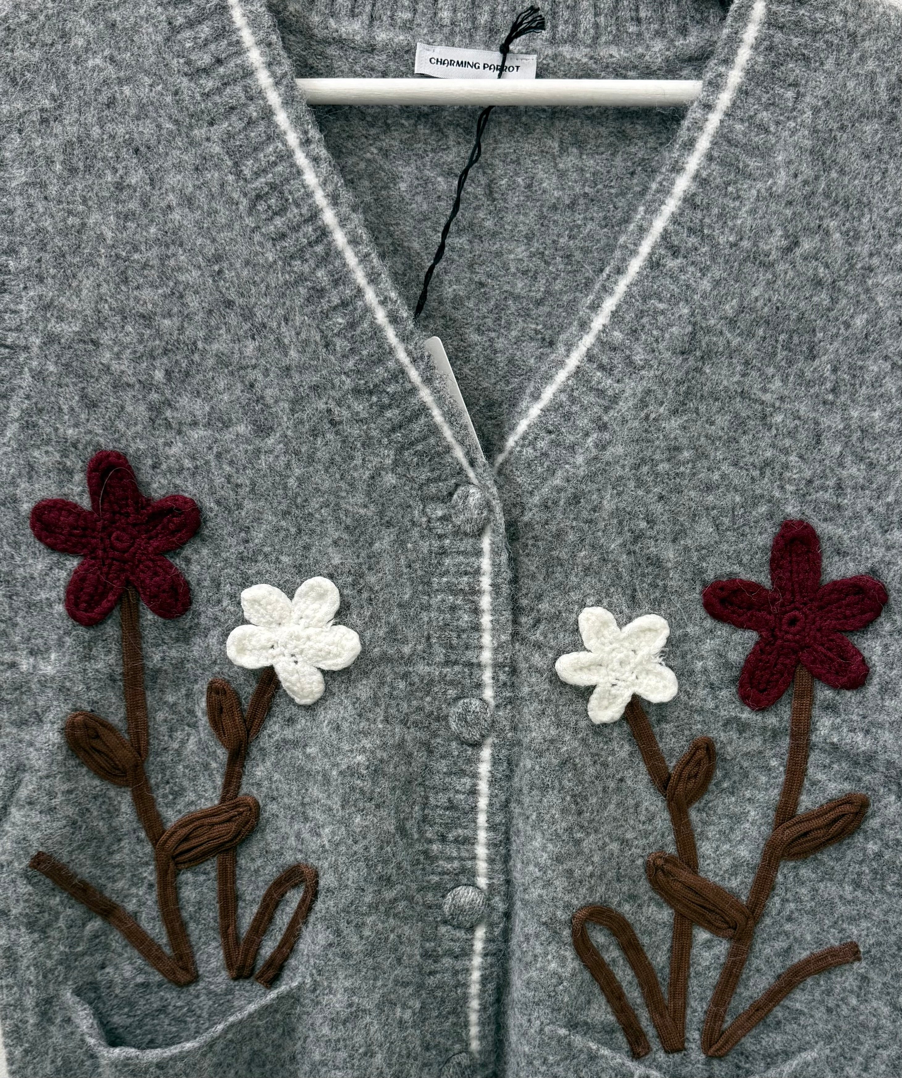 Meadow Flower Knit Vest