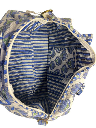 Beach bound Quilted Cotton Duffle Bag