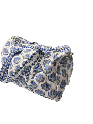 Beach bound Quilted Cotton Duffle Bag