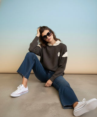 Buddy Bear Knit Hoodie