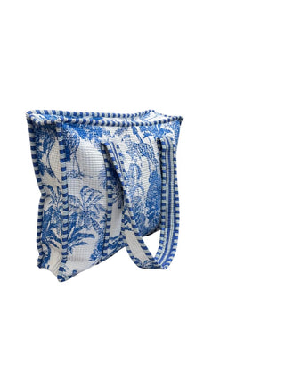 Palm Breeze Quilted Tote