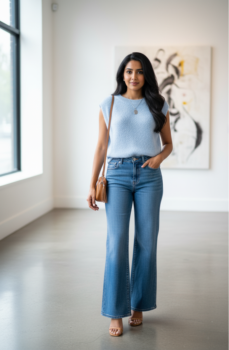 The Baby Blue Pop Vest