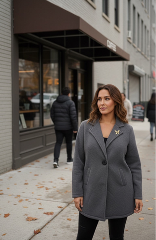 Herringbone Knit Blazer