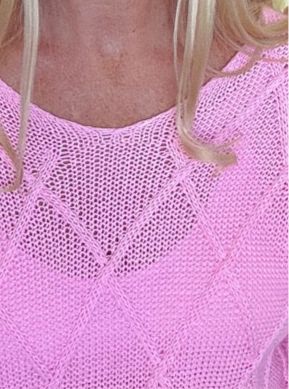 Jessa Cotton Blend Knit Sweater