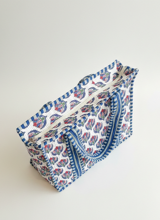 The Midnight Leaf Quilted Tote