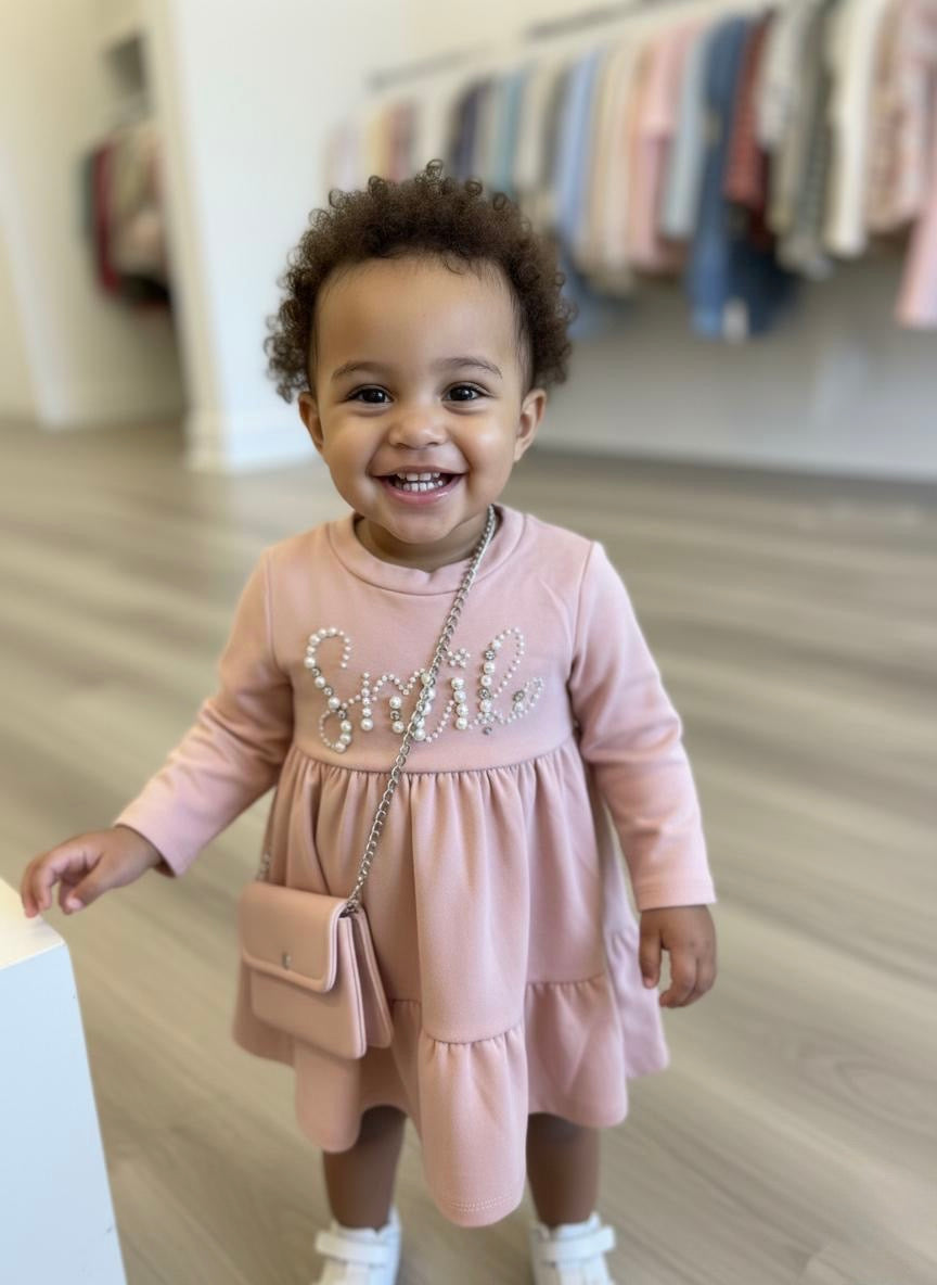 The Little Miss SmilePearl Pocket Dress