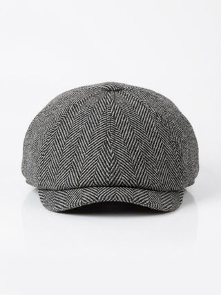 Tweed Herringbone Flat Cap