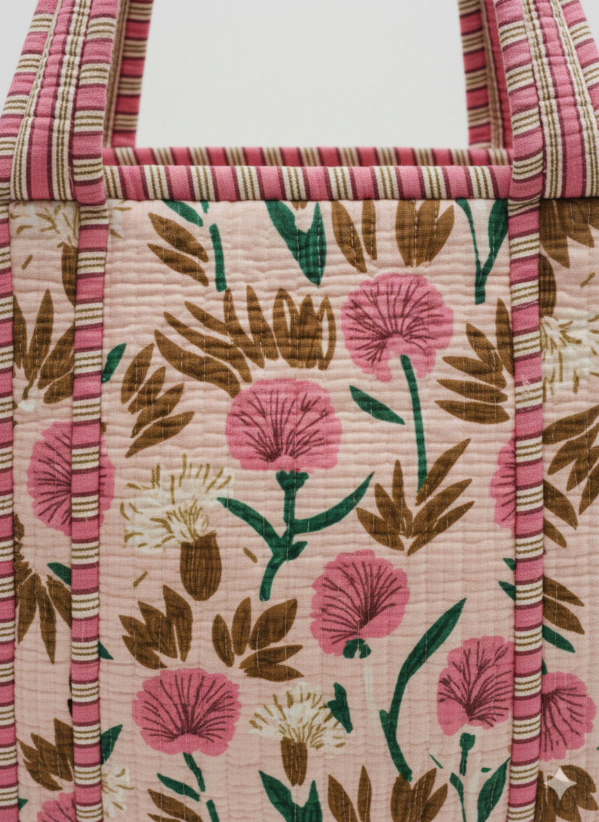 The Meadow Quilted Tote