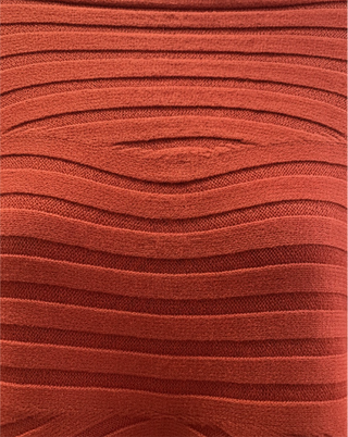 The Autumn Ribbed Rust Knit Sweater
