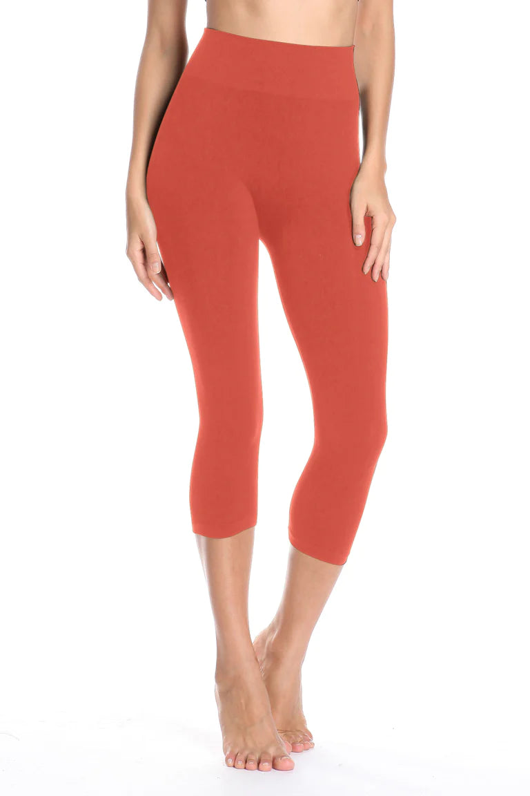 BAMBOO HIGH BAND CAPRI