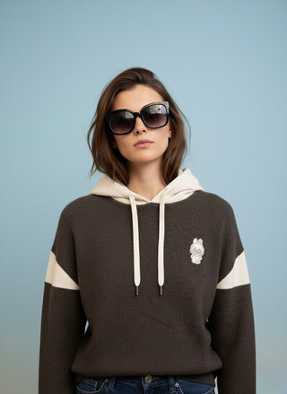 Buddy Bear Knit Hoodie