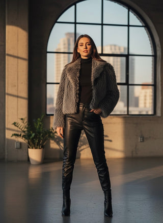 The Faux Fur Moto Jacket