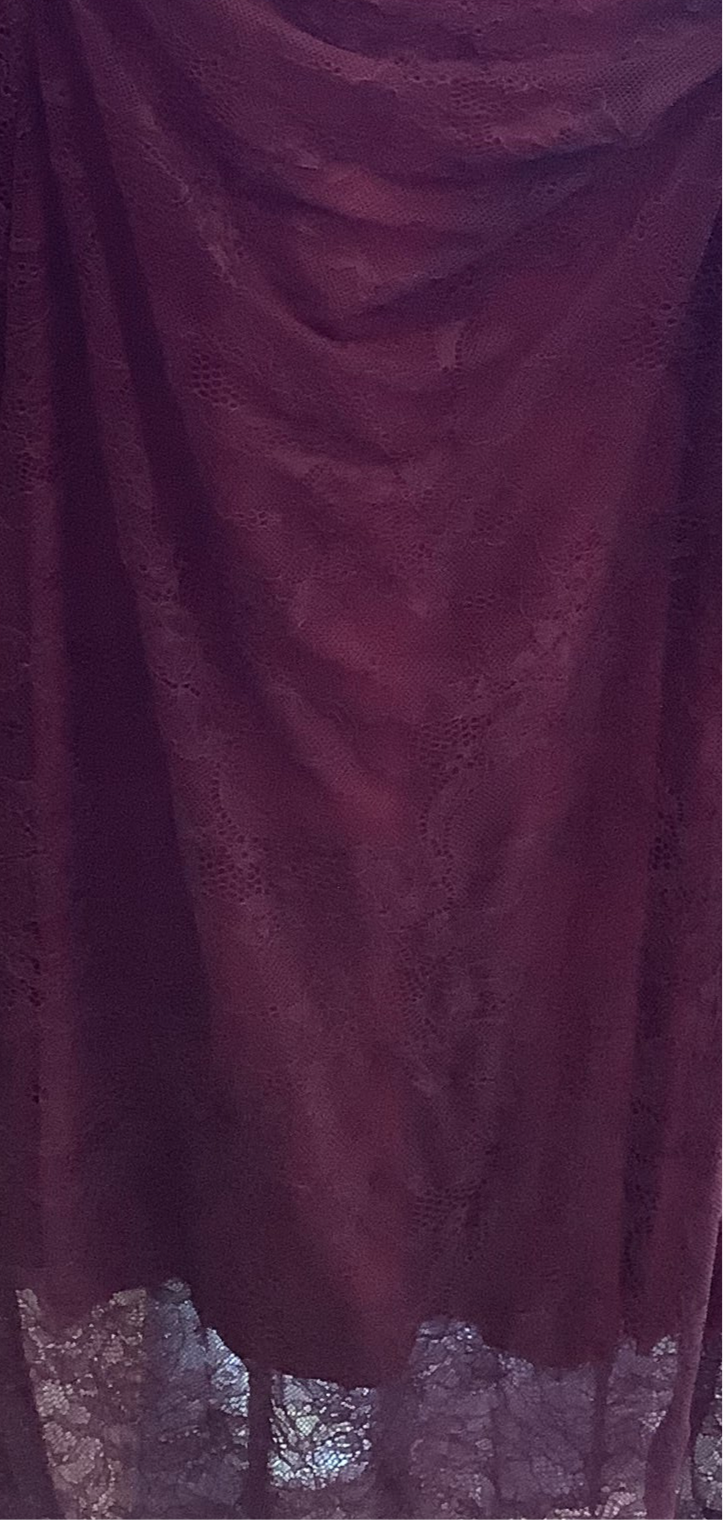 The Wine Red Gown