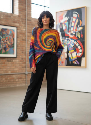 The Abstract Art Sweater