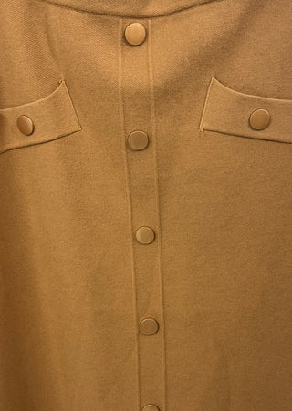 Ainsley Button-Front Skirt