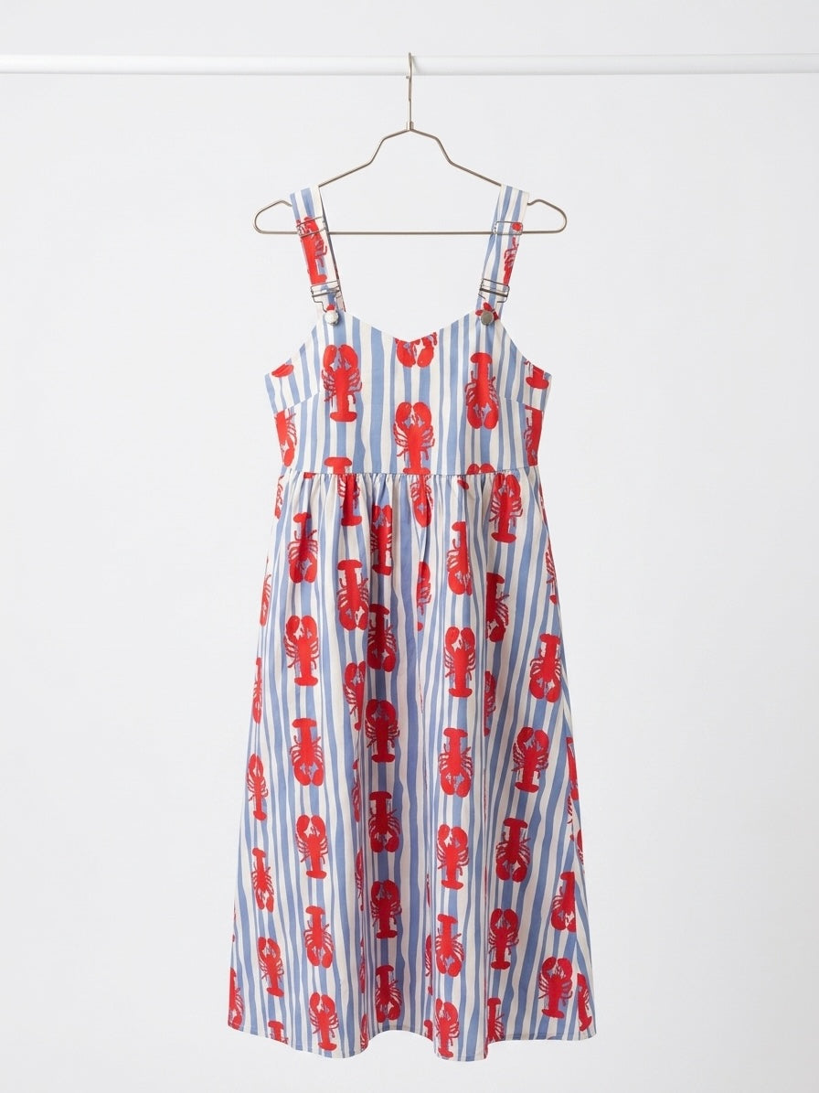 The Crustacean Chic Pinafore Dress