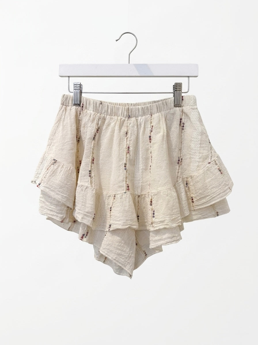 Bella Tiered Cotton Skort