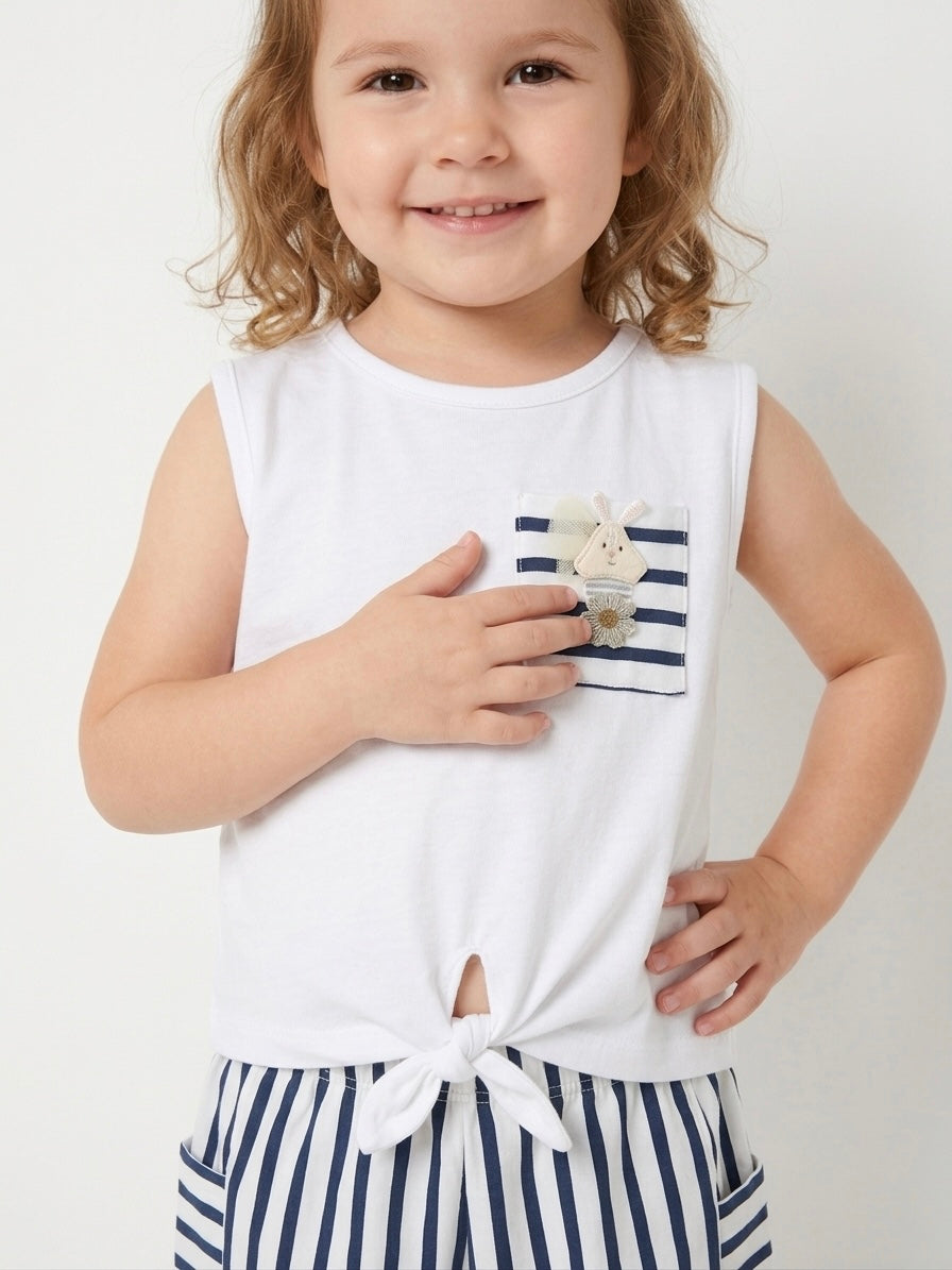 The Beatrice Stripe Short Set