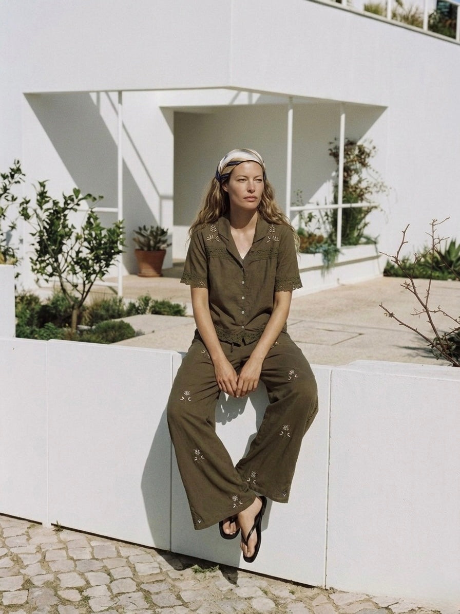 The Sage Embroidered Co-ord Set