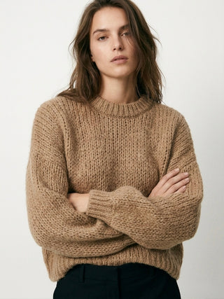 Sienna Chunky Italian Knit Oversized Sweater