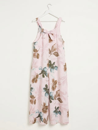 ROSA PALM LINEN JUMPSUIT