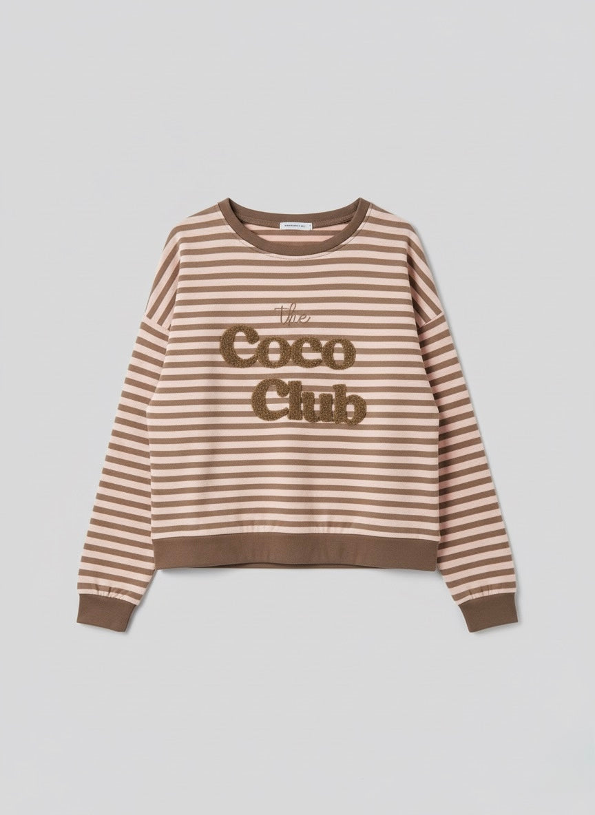 The Coco Club Sweater- Soft Pink