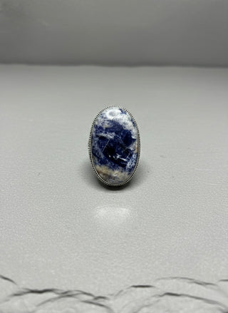 Bohemian Midnight Sodalite Sterling Silver  Ring