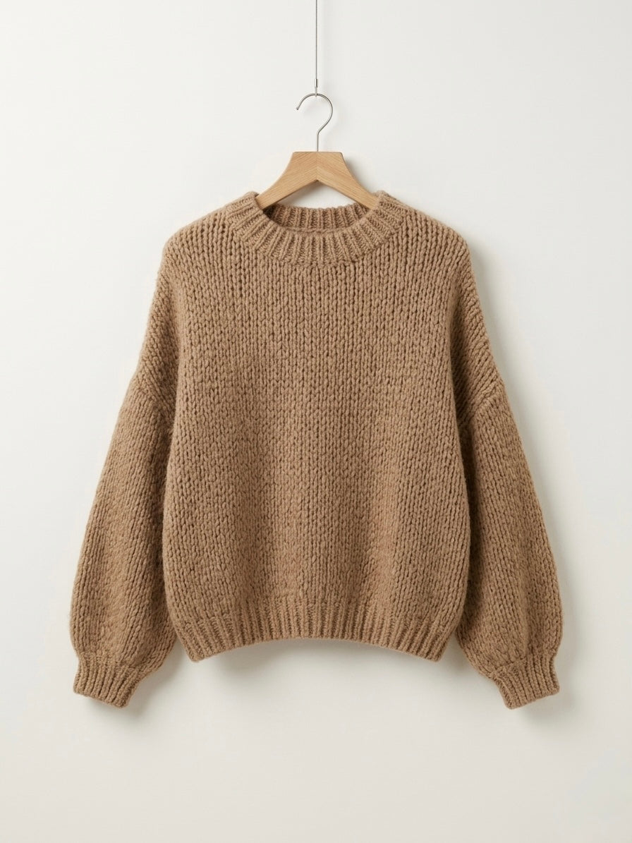 Sienna Chunky Italian Knit Oversized Sweater