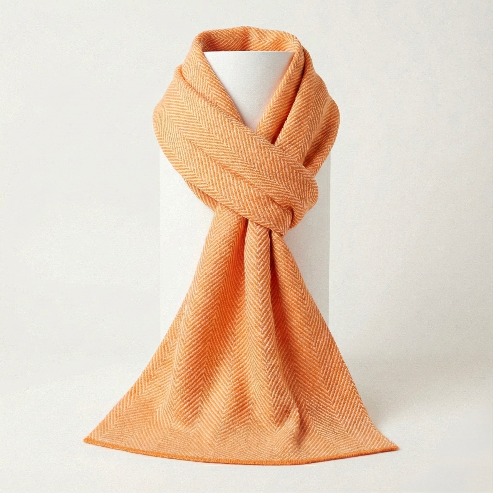 The Apricot Haze Cashmere Blend Scarf