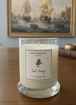 Sail Away- 9 oz Soy Wax Candles