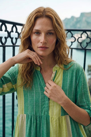 The Verde Tiered Tunic Dress