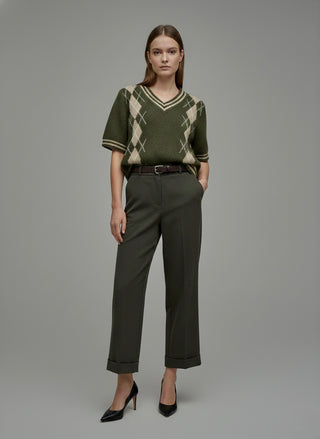 The Heritage Argyle Short-Sleeve Knit