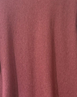 The Vivid Italian V-Neck Sweater-Marsala