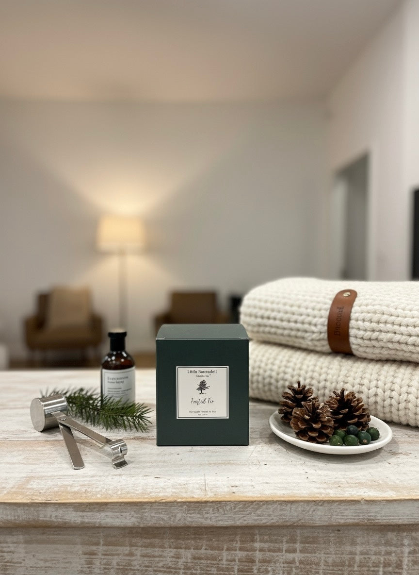 Frosted Fir- 9oz Soy Candles