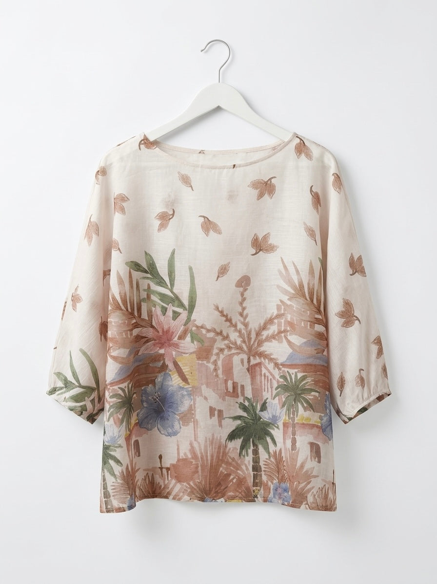 Tuscan Garden Tencel Blouse
