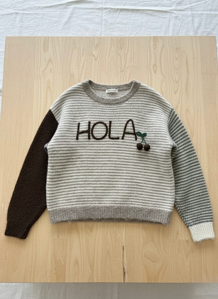 The Hola Cherry Sweater