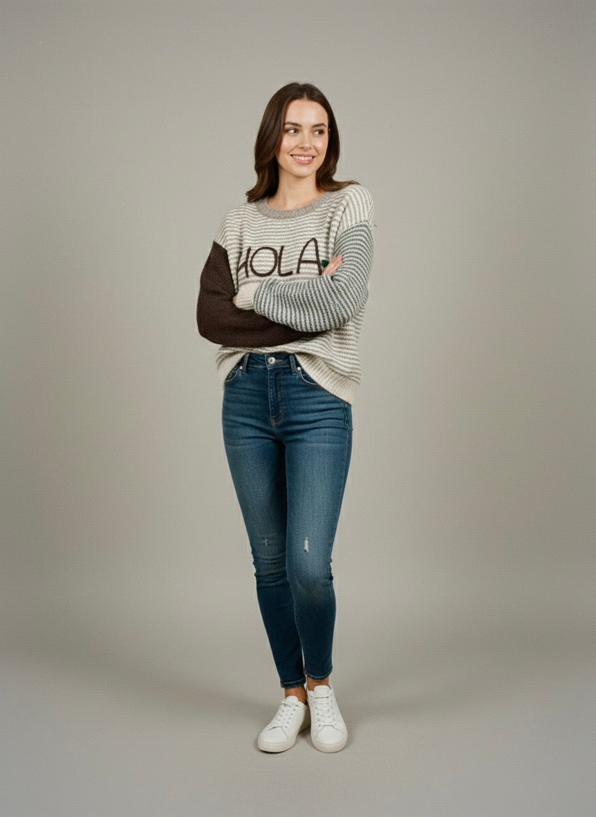 The Hola Cherry Sweater